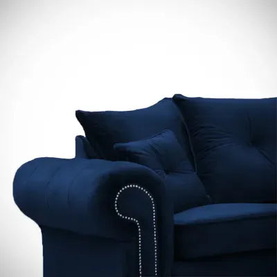Ashwin Plush Velvet Corner Sofa – Luxurious Velvet & Durable L-Shaped Design