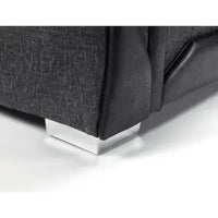 Luxury 2 Seater Sofa - Shannon Chenille with Comfortable Foam Filling & Space-Saving Style