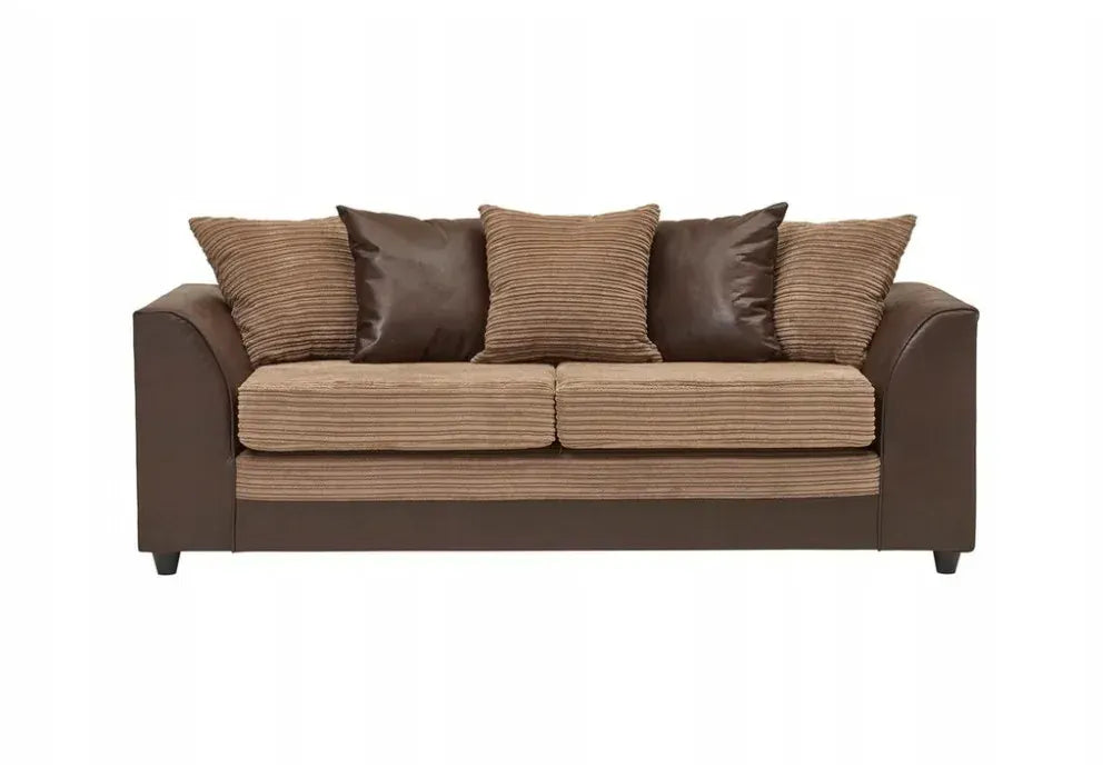 Luxury 3 Seater Sofa - Danny Jumbo Cord with Durable Construction & Modern Comfort