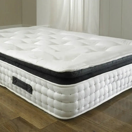 Pillow Top 2000 Pocket Sprung Mattress Luxury Medium/Soft Support with Memory Foam Layer