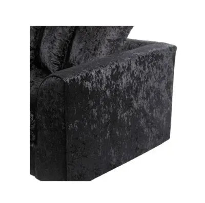 Crystal Crushed Velvet 4-Seater Corner Sofa – Ultimate Comfort & Luxury Right-Hand Design