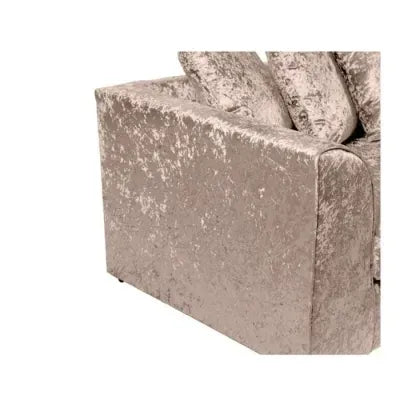 Crystal Crushed Velvet 4-Seater Corner Sofa – Ultimate Comfort & Luxury Right-Hand Design