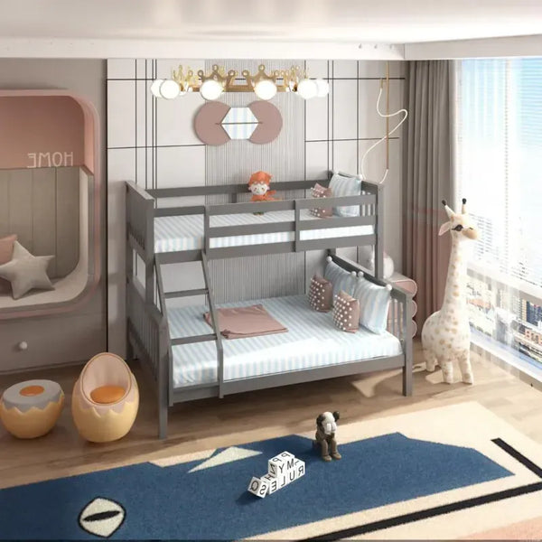 Triple Wooden Bunk Bed