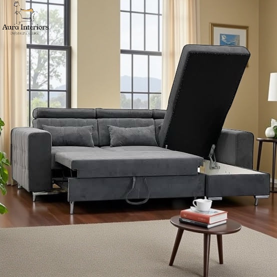 Luca Corner Sofa Bed with Storage