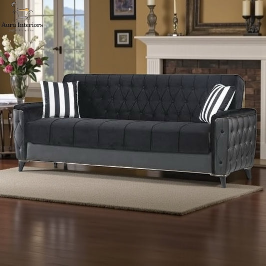 Modern Turkish Sofa Bed with Ottoman
