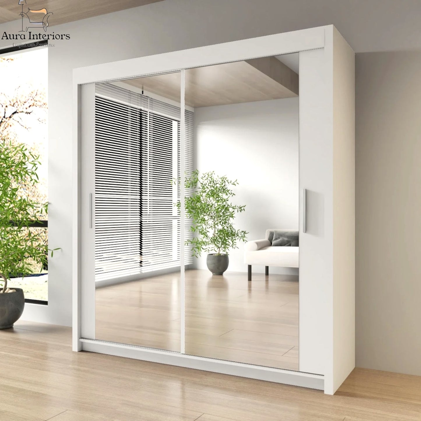 Milan Sliding Door Wardrobe