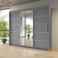 Oslo Mirror Sliding Door Wardrobe