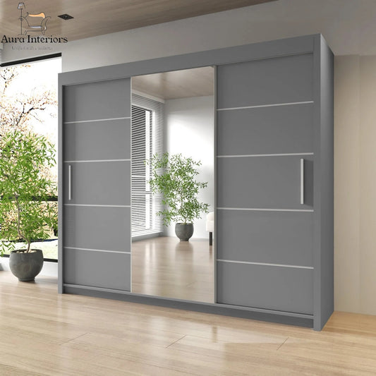 Oslo Mirror Sliding Door Wardrobe