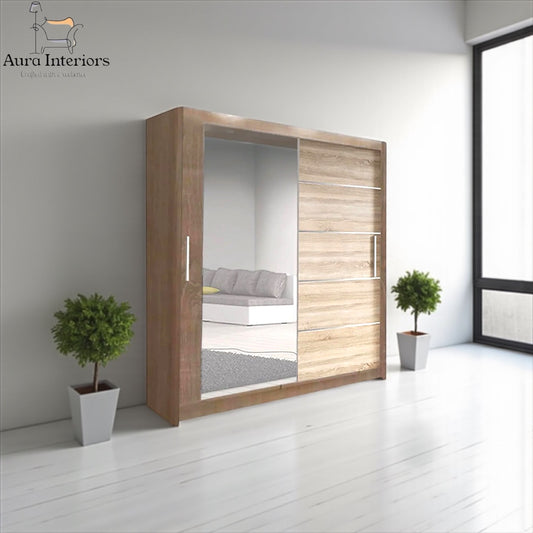 Lyon Mirrored Sliding Door Wardrobe