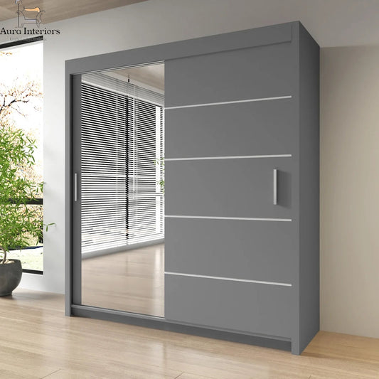Lyon Mirrored Sliding Door Wardrobe