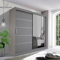 Lyon Mirrored Sliding Door Wardrobe