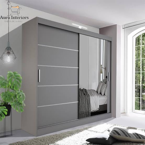 Lyon Mirrored Sliding Door Wardrobe