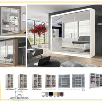 Milan Sliding Door Wardrobe