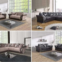 Shannon Corner Sofa – Luxury Chenille Fabric Sofa, Sturdy & Durable L-Shaped Design