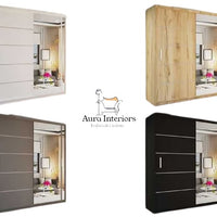 Lyon Mirrored Sliding Door Wardrobe