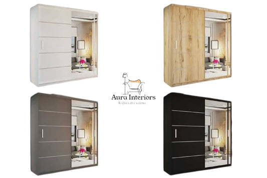 Lyon Mirrored Sliding Door Wardrobe