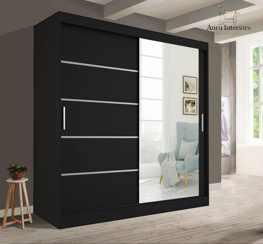 Lyon Mirrored Sliding Door Wardrobe