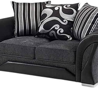 Luxury 2 Seater Sofa - Shannon Chenille with Comfortable Foam Filling & Space-Saving Style