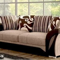 Luxury 2 Seater Sofa - Shannon Chenille with Comfortable Foam Filling & Space-Saving Style