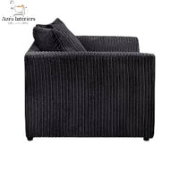 Manny Jumbo Cord 2 Seater Sofa - Luxurious Comfort with Durable Hardwood Frame & Compact Design
