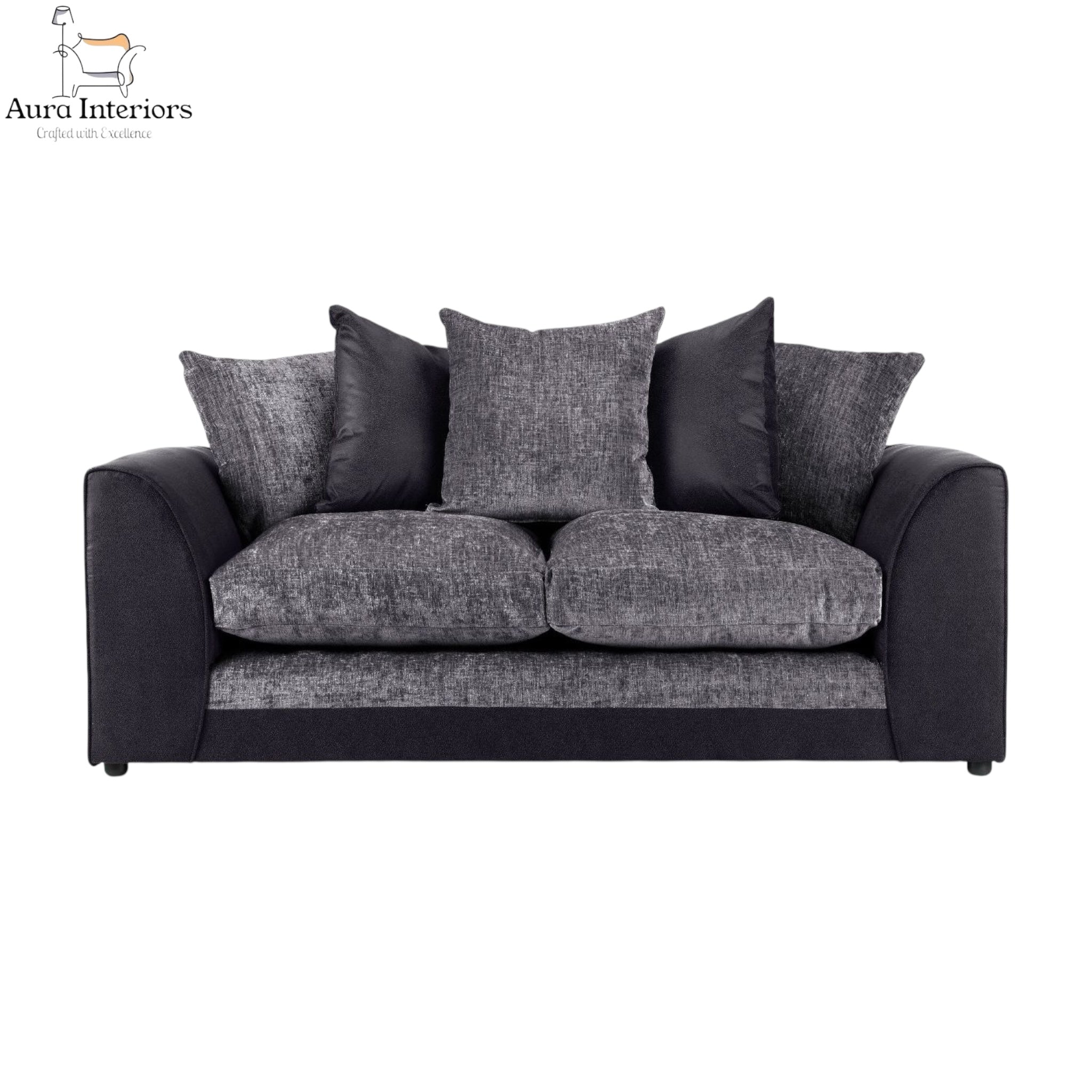 Danny Jumbo Cord 2 Seater Sofa - Compact Design with Luxurious Comfort & Washable Covers