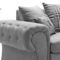 Elegant 3 Seater Sofa - Verona Chenille with Comfortable Support & Timeless Design