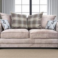 Elegant 3 Seater Sofa - Verona Chenille with Comfortable Support & Timeless Design