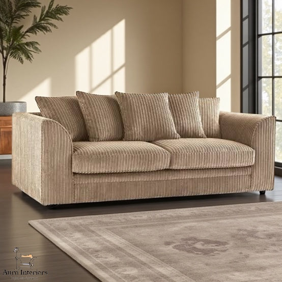Manny 3+2 Seater Sofa Set - Exceptional Comfort with Luxurious Upholstery & Durable Construction