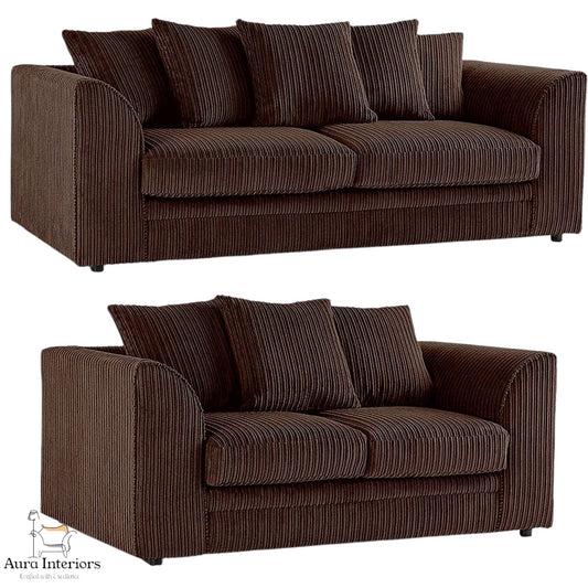 Manny 3+2 Seater Sofa Set - Exceptional Comfort with Luxurious Upholstery & Durable Construction