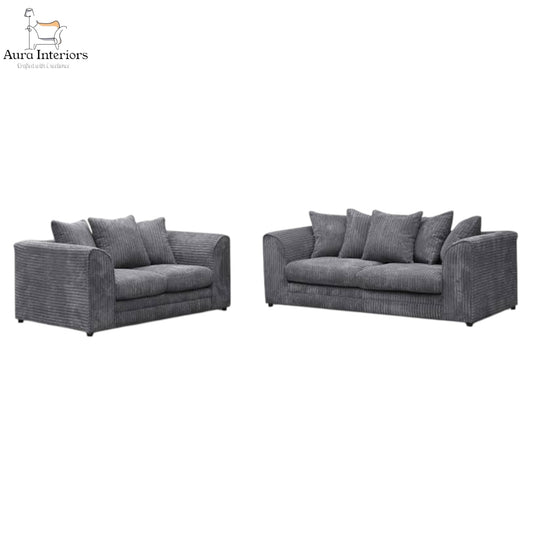 Manny 3+2 Seater Sofa Set - Exceptional Comfort with Luxurious Upholstery & Durable Construction