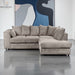 Premium L-Shape Corner Sofa – 4-Seater Jumbo Cord Fabric | Left-Side Chaise